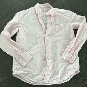 Crewcuts Pink Linen Boys shirt Sz 14